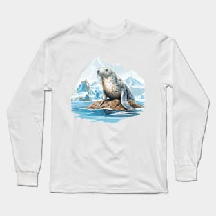 Leopard Seal Long Sleeve T-Shirt